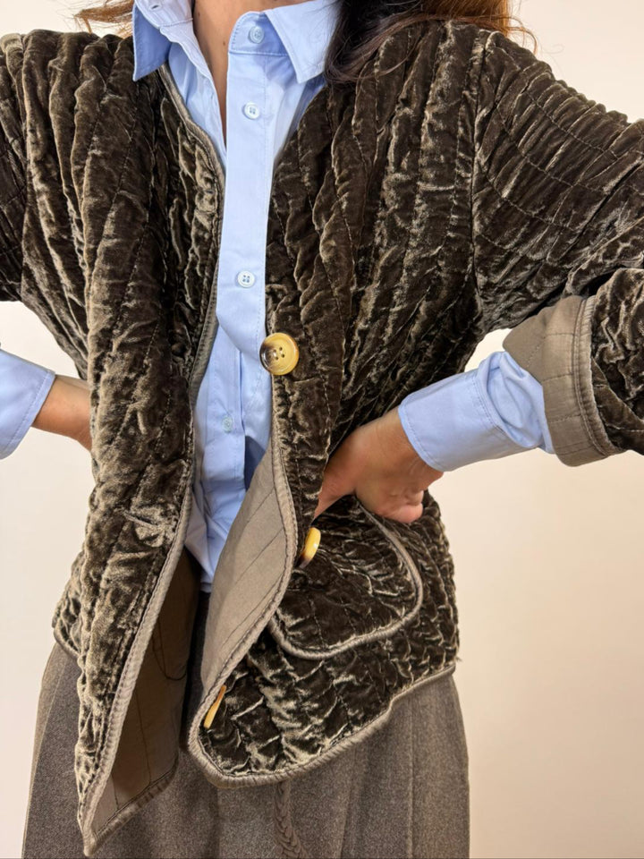 Veste Livia Melle D Marron1