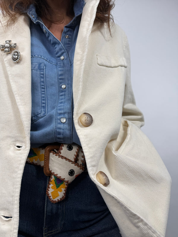 Veste Nathalie Melle D ecru 2