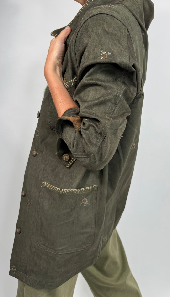 Veste Scotland Melle D Vert fonce