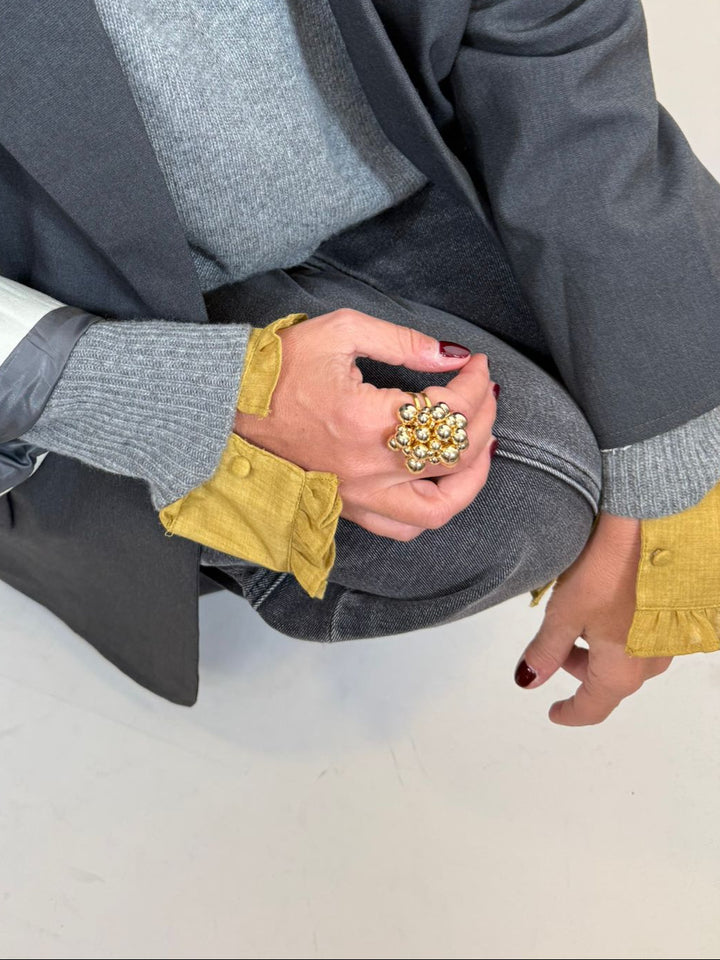 bague bouli doré