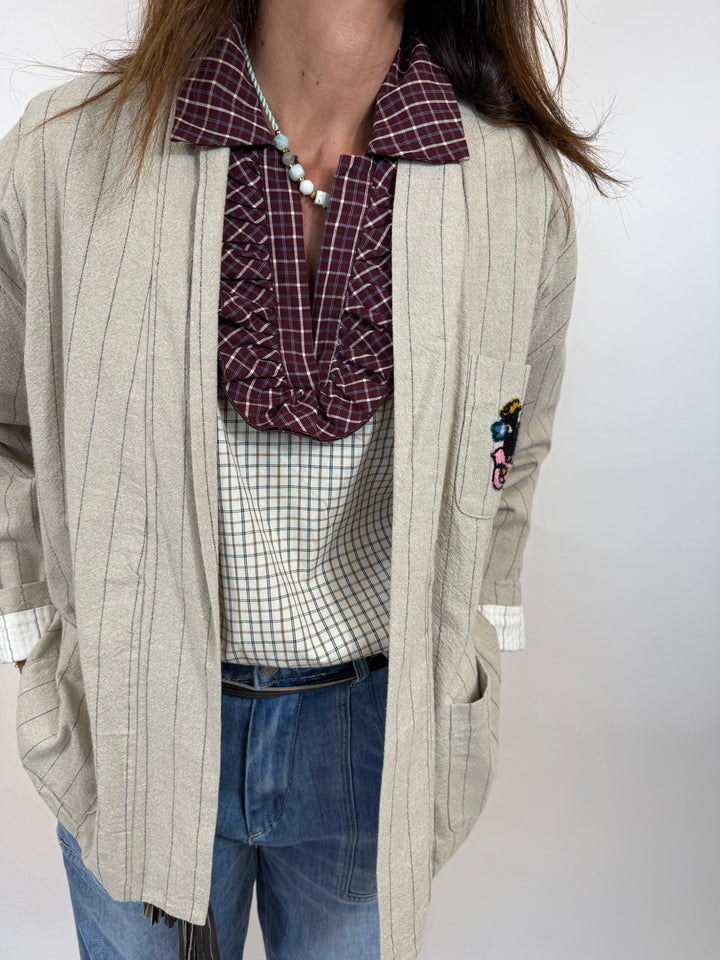 blazer albertine beige face