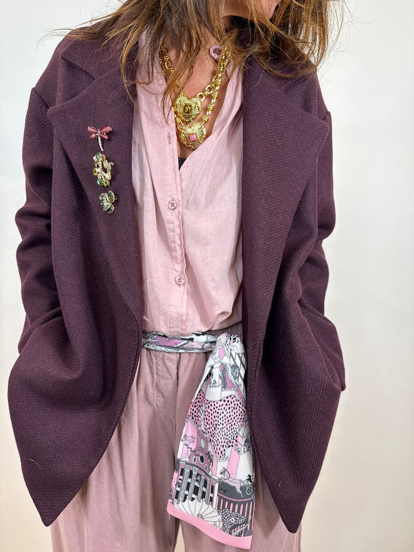 blazer sabrina aubergine