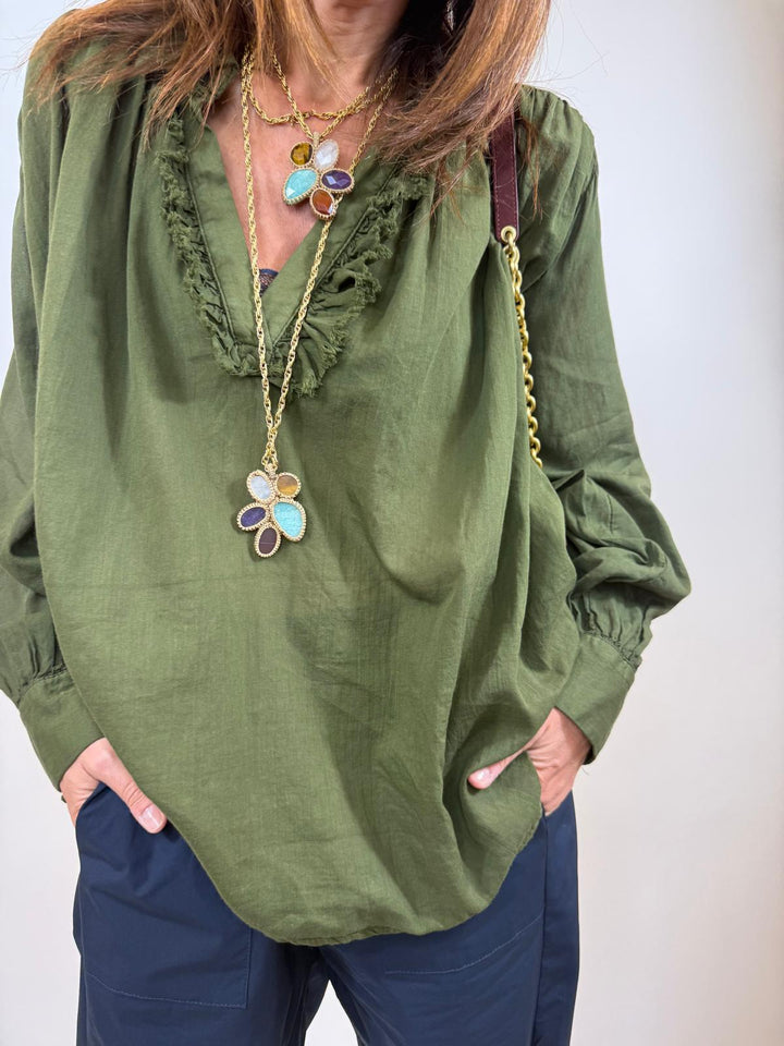 blouse emma  verte