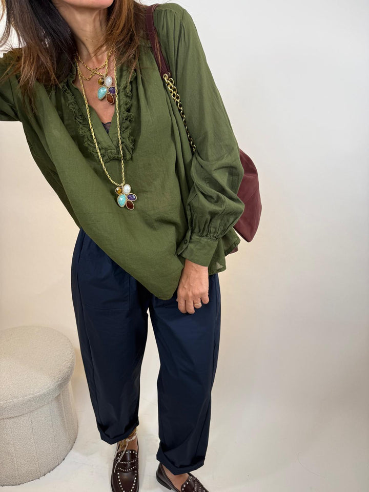 blouse emma verte 2