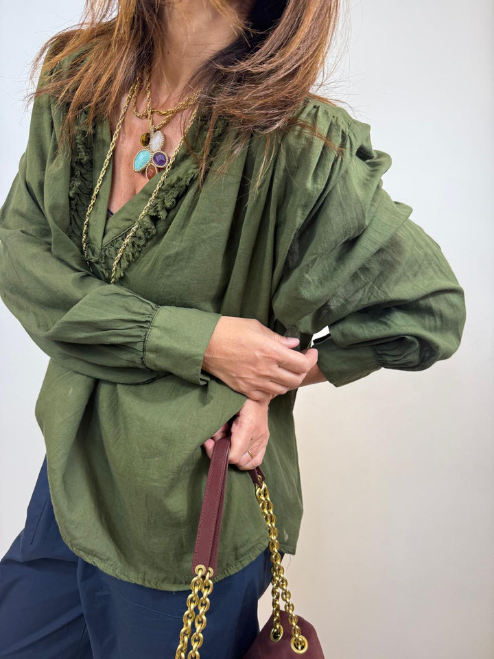 blouse emma  verte 3