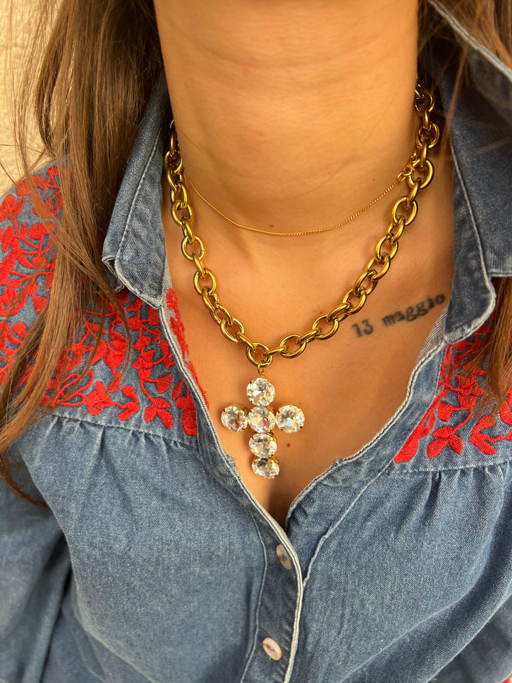 collier alvio argenté