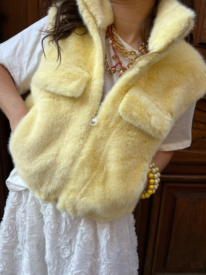 gilet calypso jaune