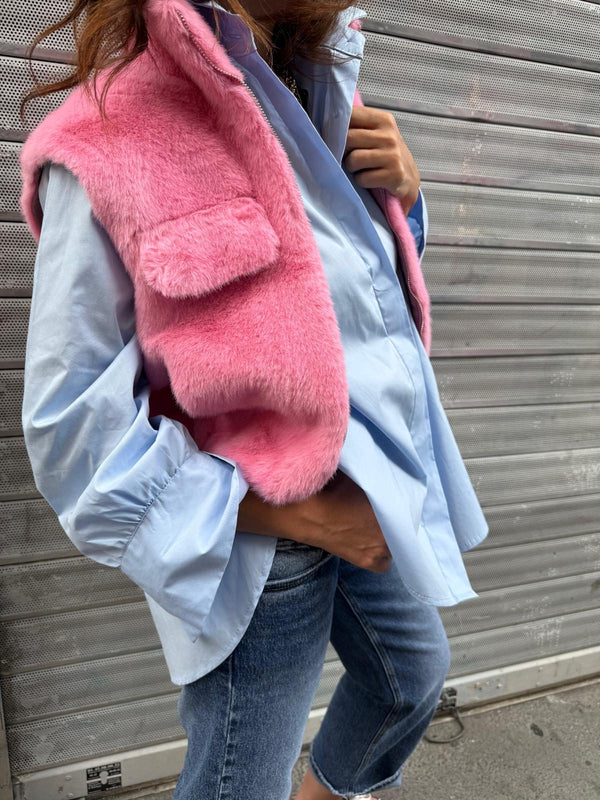 gilet calypso rose