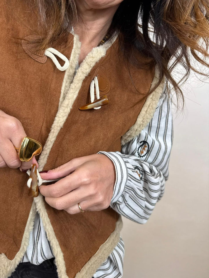 gilet françois boutons