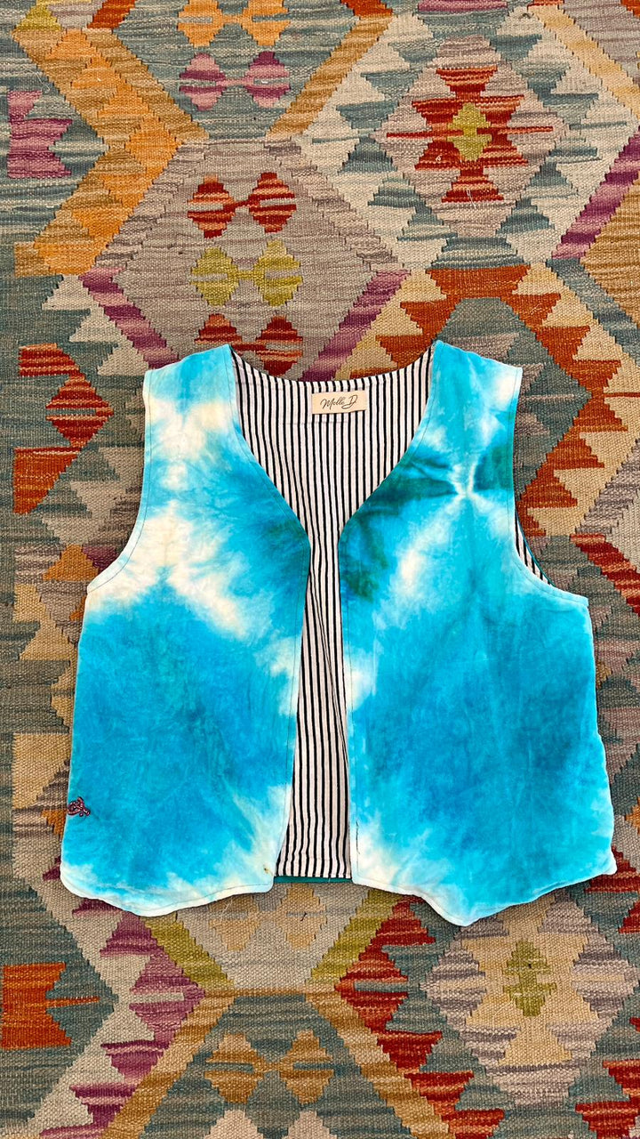 gilet joe turquoise 2