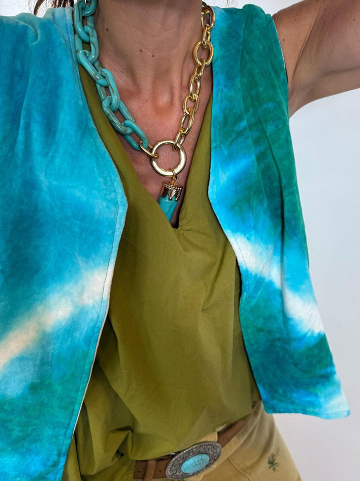 gilet joe turquoise 3