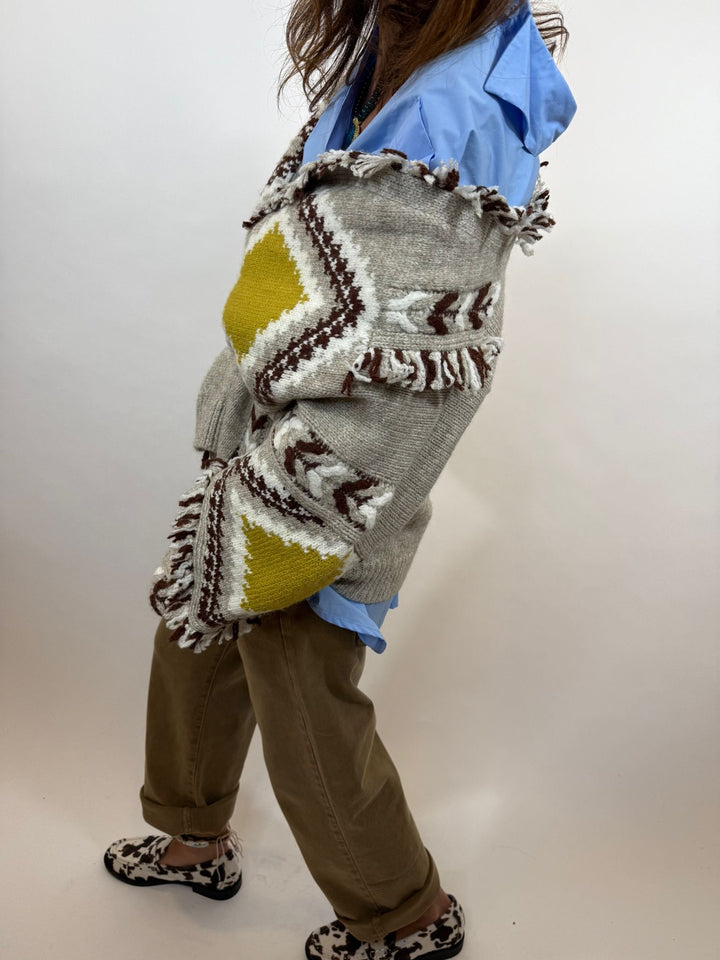 gilet stuff biege côté