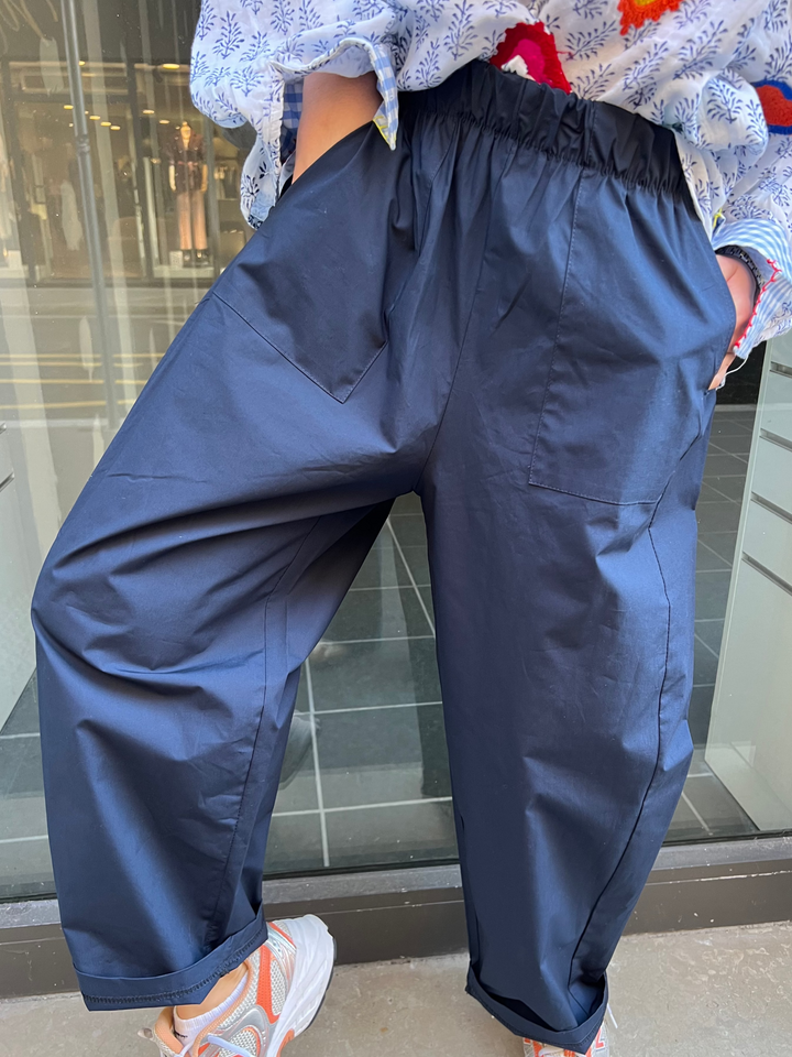 pantalon laminato marine