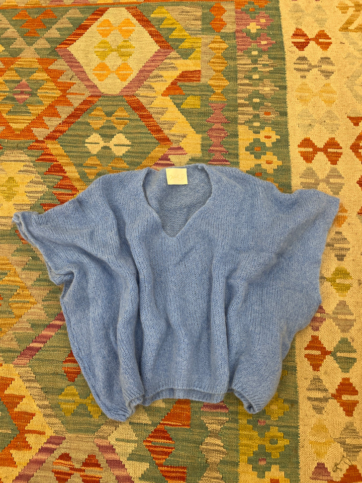 pull jean délavé