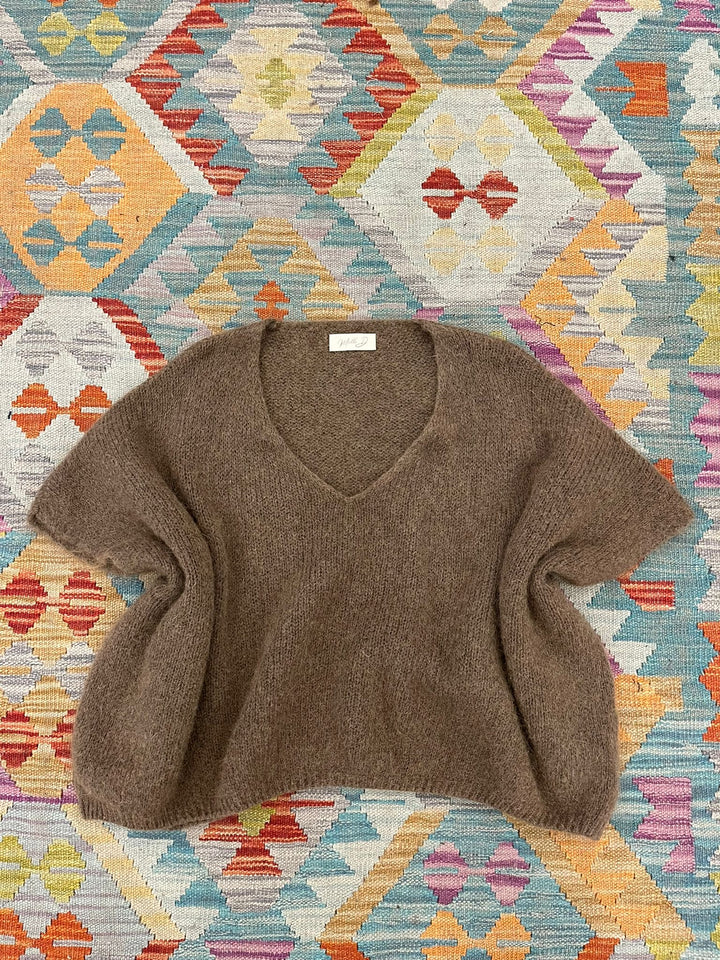 pull jean marron