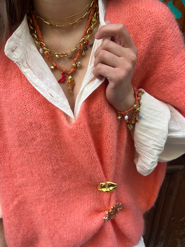 pull jean orange