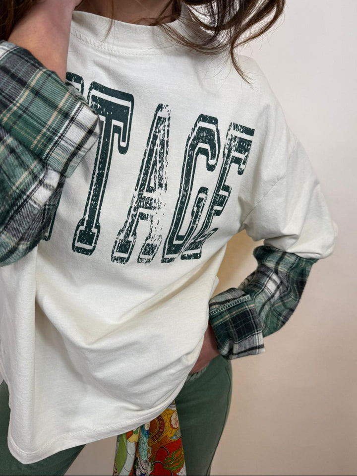 t shirt vintage vert 2