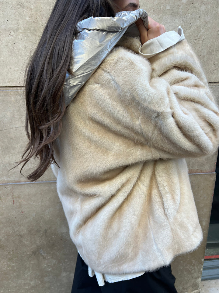 veste serena beige côté